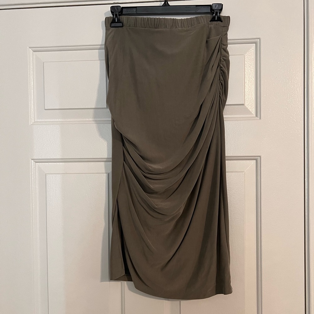 Express Jersey Rouched Skirt